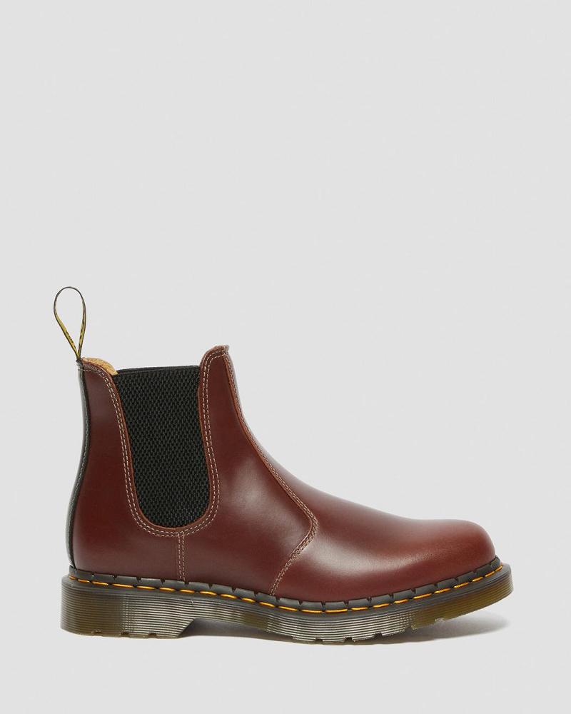 Dr Martens 2976 Abruzzo Leren Enkellaars Heren Bruin Zwart | NL 382XYU